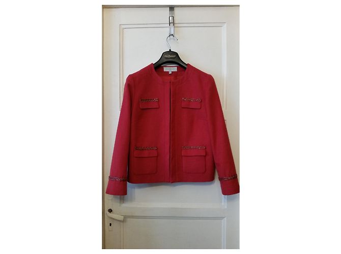 Autre Marque Chaqueta Un Jour Ailleurs de algodón rojo Talla 40 Roja - vista 2