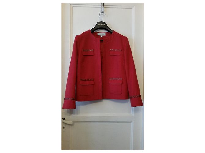 Autre Marque Chaqueta Un Jour Ailleurs de algodón rojo Talla 40 Roja - vista 5