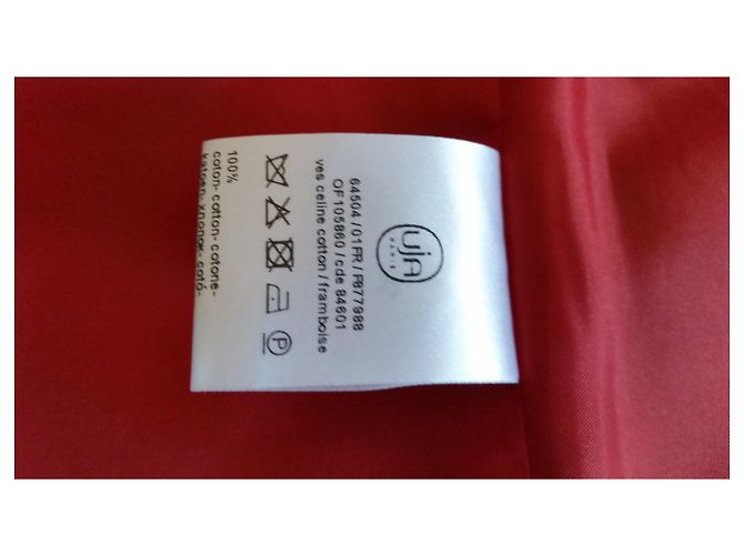 Autre Marque Chaqueta Un Jour Ailleurs de algodón rojo Talla 40 Roja - vista 7