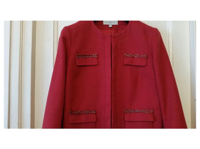 Autre Marque Chaqueta Un Jour Ailleurs de algodón rojo Talla 40 Roja - vista 8