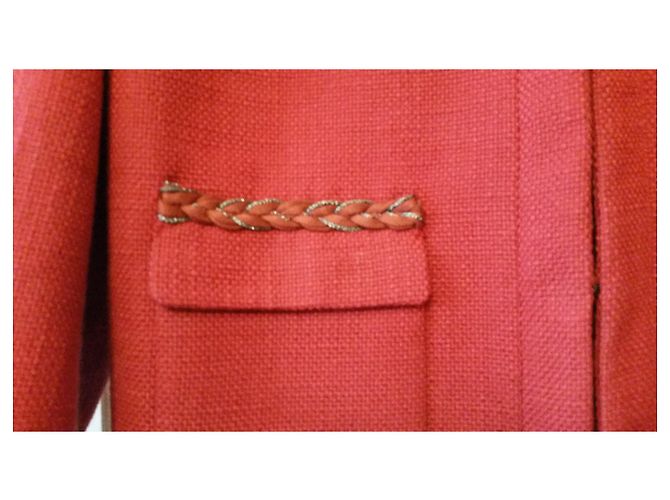 Autre Marque Chaqueta Un Jour Ailleurs de algodón rojo Talla 40 Roja - vista 9