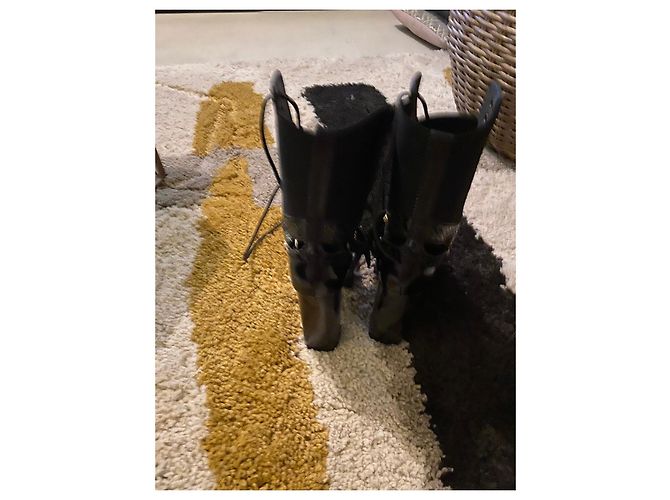 Botas Burberry Westmarsh de cuero kaki Caqui - vista 2