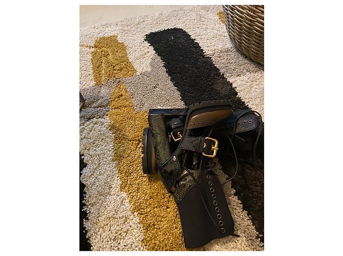 Botas Burberry Westmarsh de cuero kaki Caqui - vista 6