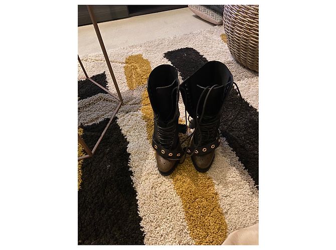 Botas Burberry Westmarsh de cuero kaki Caqui - vista 7