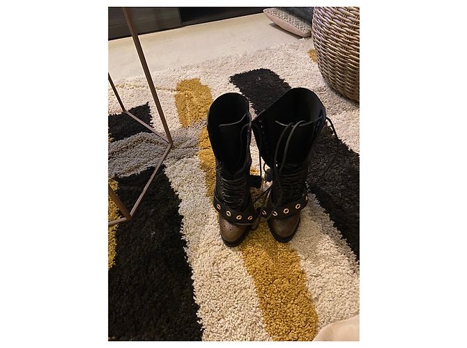 Botas Burberry Westmarsh de cuero kaki Caqui - vista 8