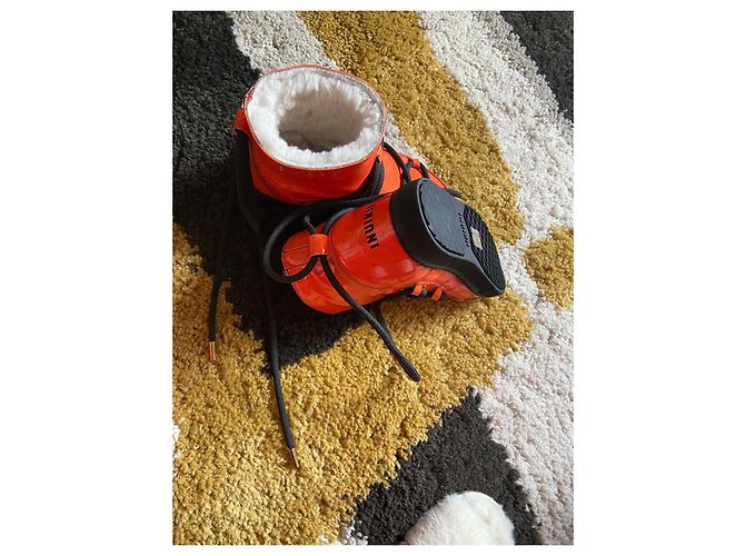 Botas Inuikii Naranja Charol - vista 3