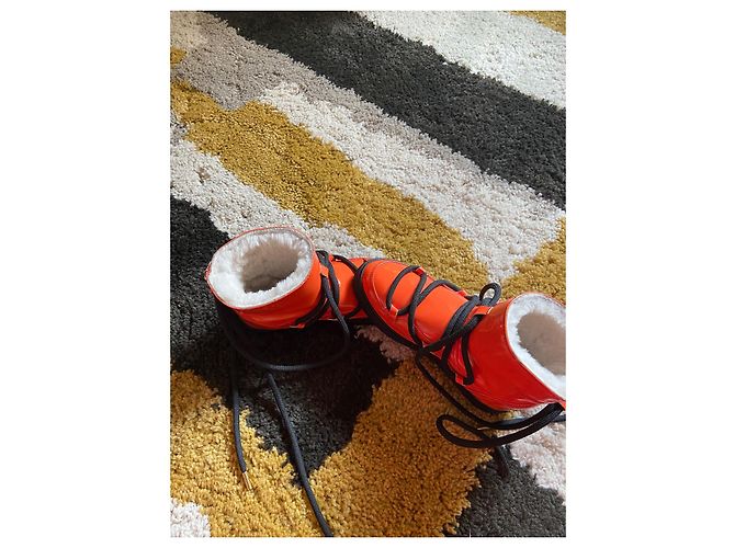 Botas Inuikii Naranja Charol - vista 7