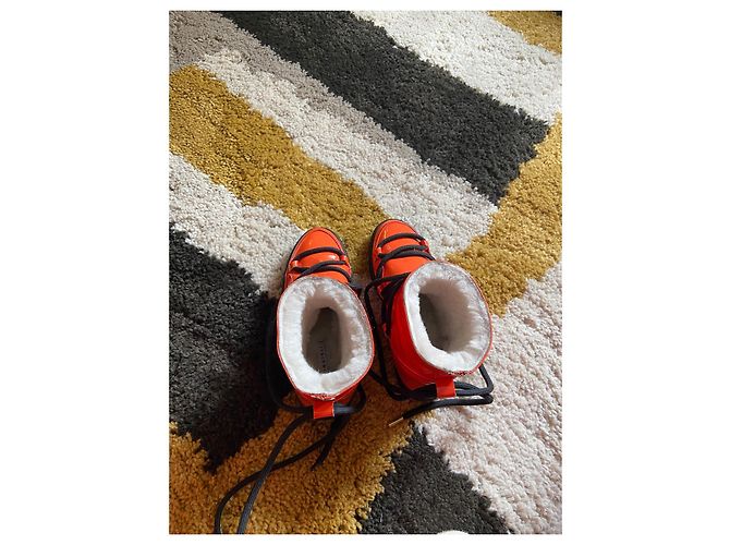 Botas Inuikii Naranja Charol - vista 9