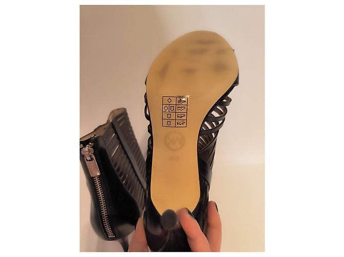 Sandalias de tacón Michael Kors de piel marrón Castaño - vista 2