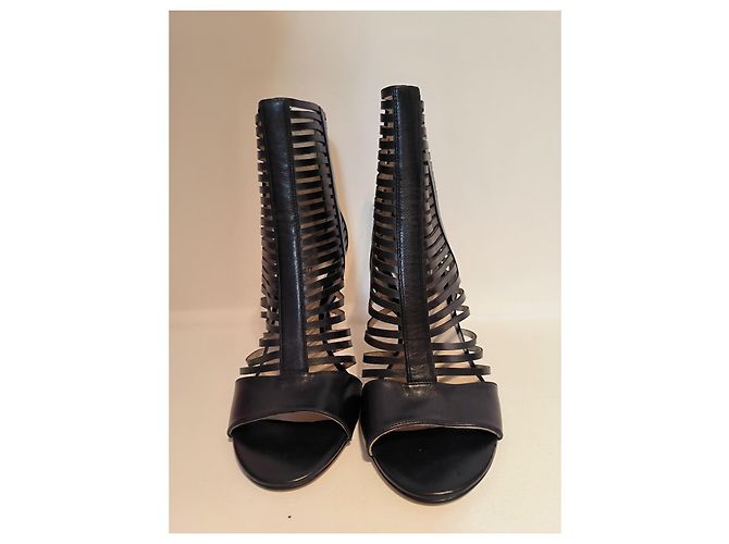 Sandalias de tacón Michael Kors de piel marrón Castaño - vista 4
