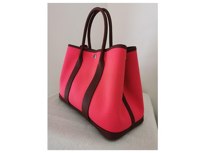 Hermès Sac Garden Party 30 Rose Texas Pink - Ansicht 4