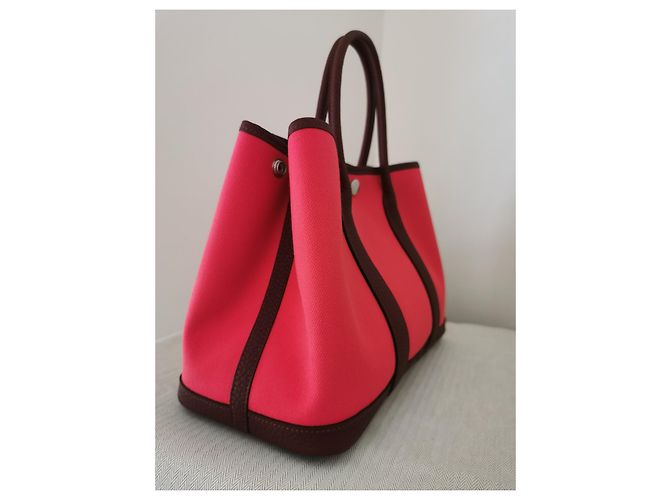 Hermès Sac Garden Party 30 Rose Texas Pink - Ansicht 6