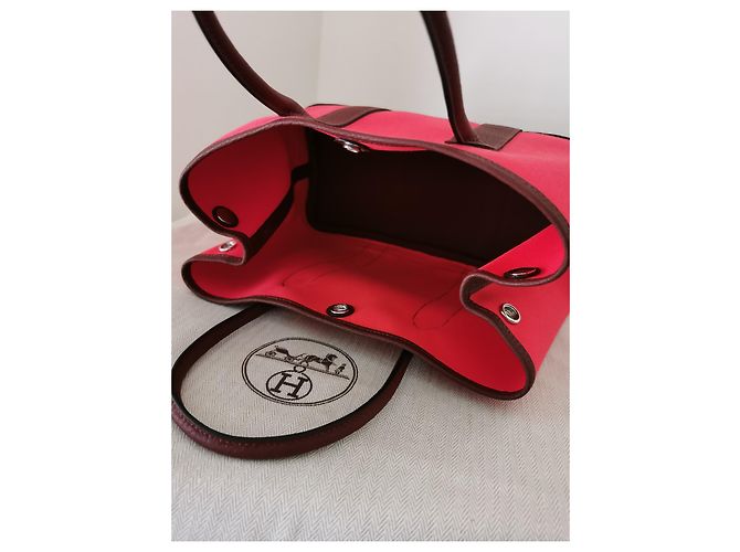Hermès Sac Garden Party 30 Rose Texas Pink - Ansicht 8