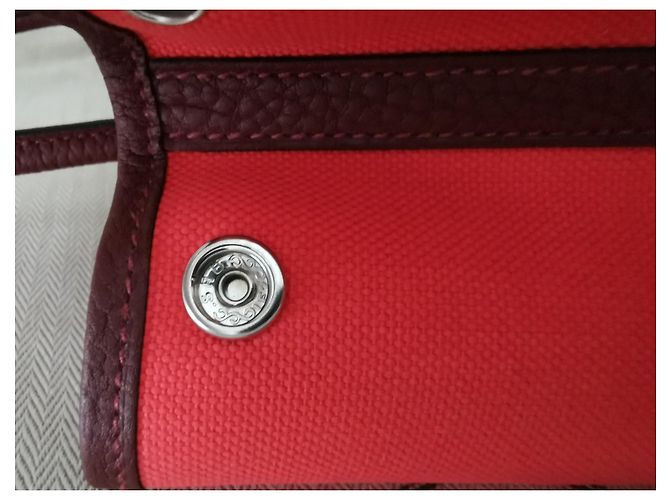 Hermès Sac Garden Party 30 Rose Texas Pink - Ansicht 9