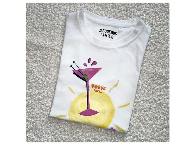 Camiseta Jacquemus X Vogue Talla S Blanco - vista 6