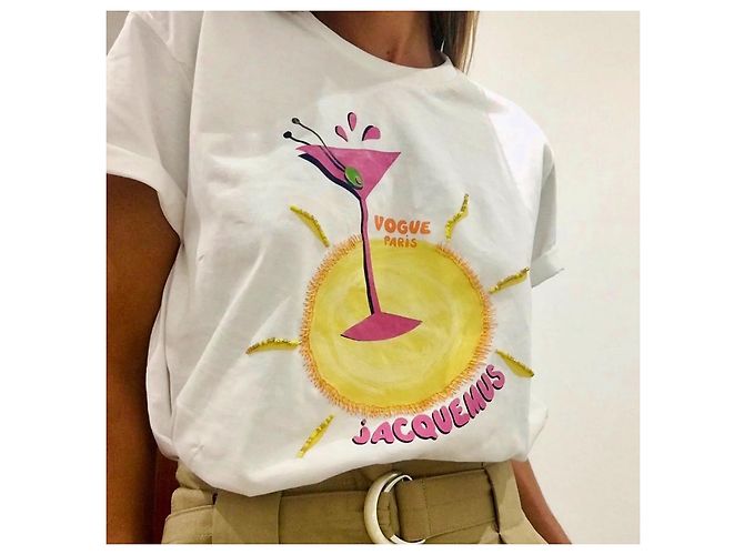 Camiseta Jacquemus X Vogue Talla S Blanco - vista 8