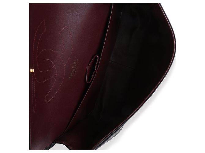 Timeless Borsa con patta classica foderata in caviale trapuntato nero Chanel - vista 5
