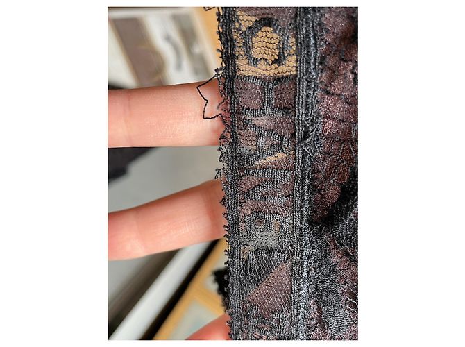 Completo Gonna e Top Chanel Pizzo Nero Monogramma - vista 11