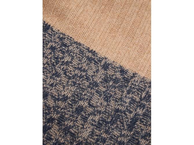 360 Cashmere Blauer Rollkragenpullover aus Kaschmir – Größe S - Ansicht 4