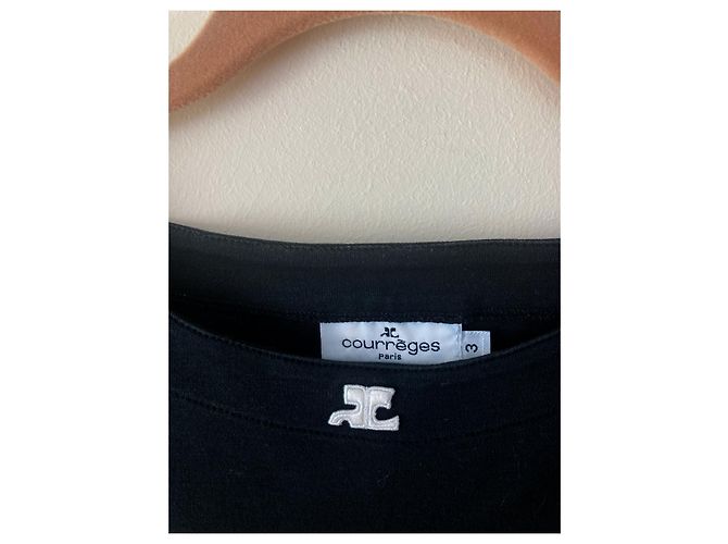 Courreges camiseta con logo Courrèges Negro - vista 2
