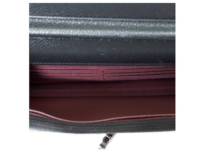 Sac CHANEL Wallet on Chain en Cuir Noir - 101617 - vue 10