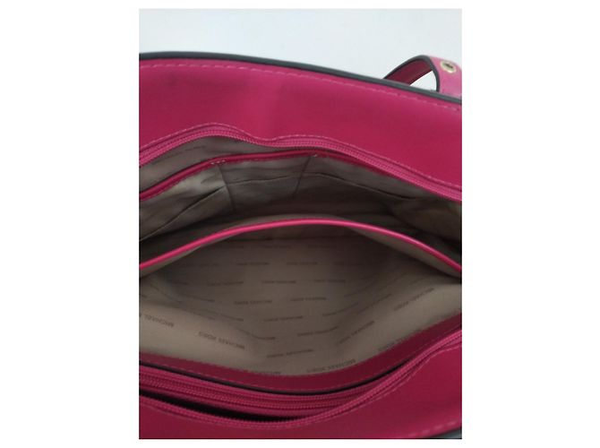 Borsa Shopping Michael Kors Monogramma Rosa e Pelle - vista 9