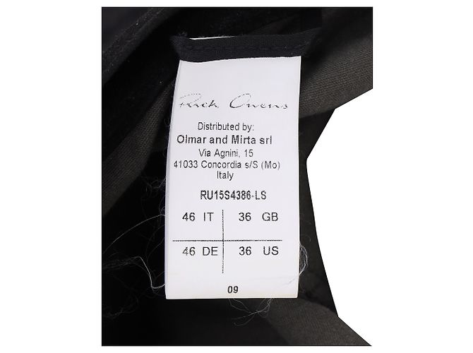 Rick Owens DRKSHDW Strap-Detail Biker Jeans in Black Cotton - view 4
