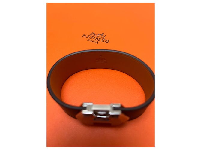 Bracciale super H Hermès noir Nero - vista 4
