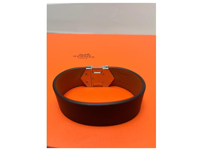 Bracciale super H Hermès noir Nero - vista 5
