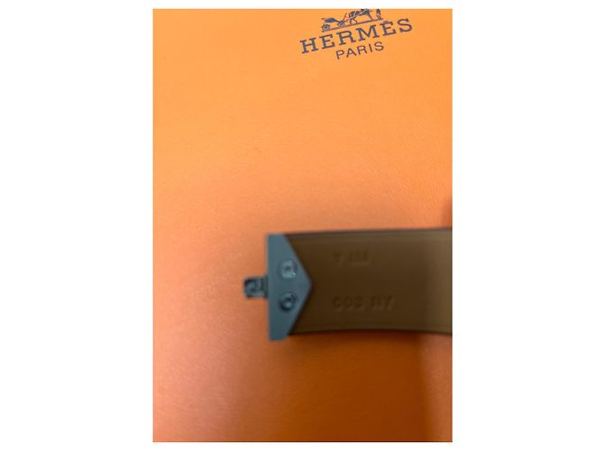 Bracciale super H Hermès noir Nero - vista 9
