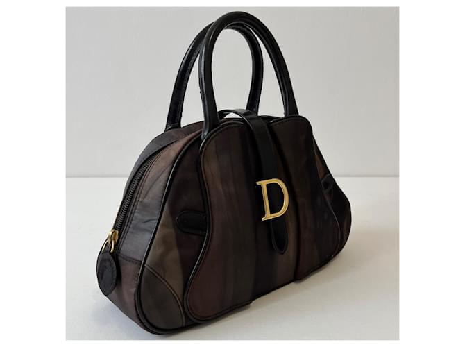 Saddle Bauletto da sella Dior Nero Multicolore Bronzo - vista 2