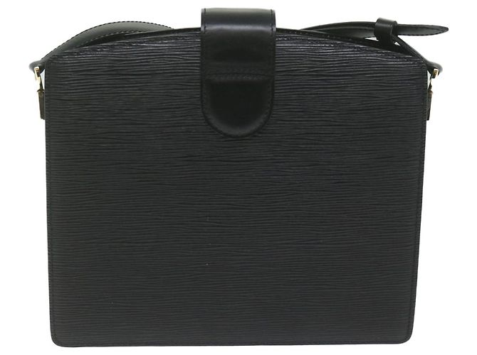LOUIS VUITTON Borsa a spalla Epi Capuchin Nera M52342 LV Auth ep2696 Nero - vista 2