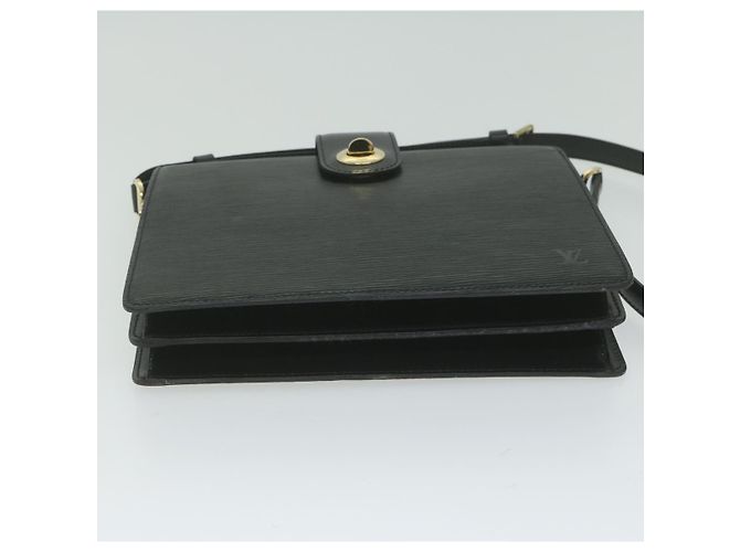 LOUIS VUITTON Borsa a spalla Epi Capuchin Nera M52342 LV Auth ep2696 Nero - vista 5