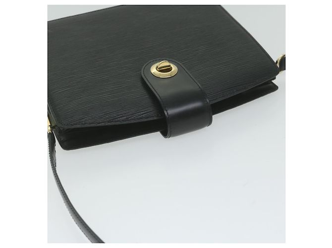 LOUIS VUITTON Borsa a spalla Epi Capuchin Nera M52342 LV Auth ep2696 Nero - vista 6