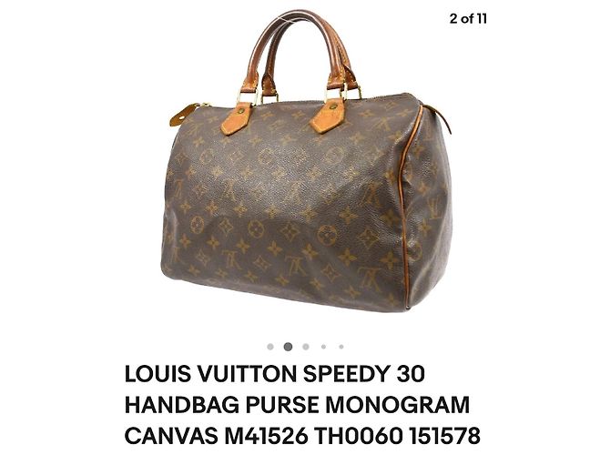 Louis Vuitton Speedy 30 Marrone - vista 7