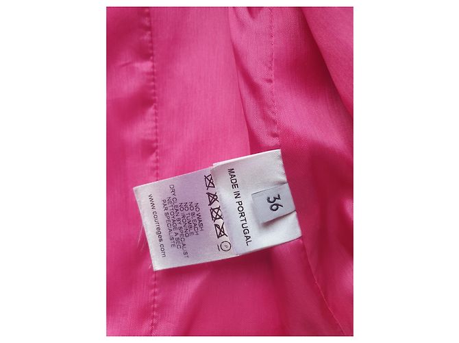 Courreges ikonische Windjacke Fuschia - Ansicht 5
