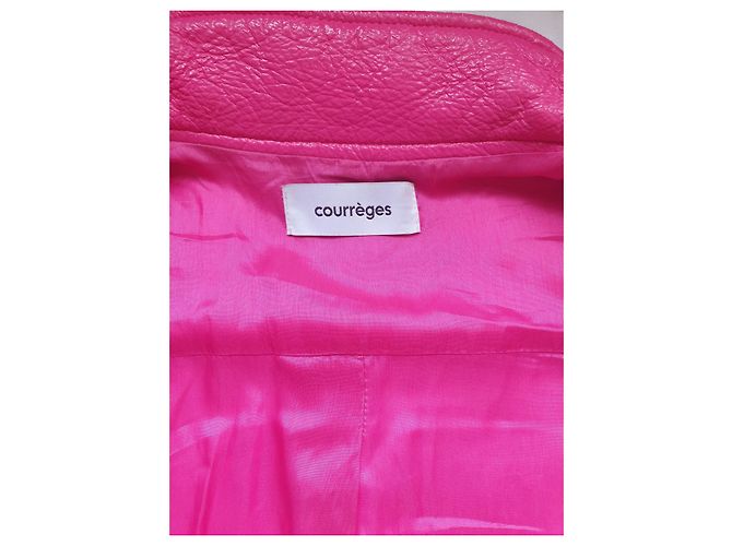 Courreges ikonische Windjacke Fuschia - Ansicht 6
