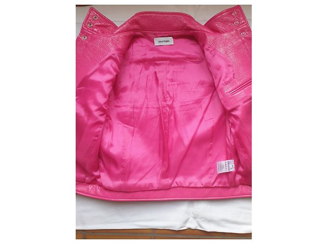 Courreges ikonische Windjacke Fuschia - Ansicht 7