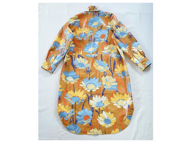 Fendi Oversized Printed Cotton Coat Multicolor Floral Multiple colors - view 2