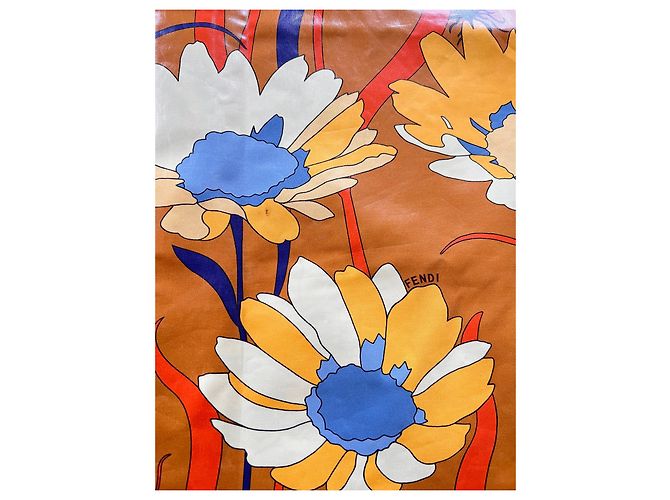Fendi Oversized Printed Cotton Coat Multicolor Floral Multiple colors - view 4