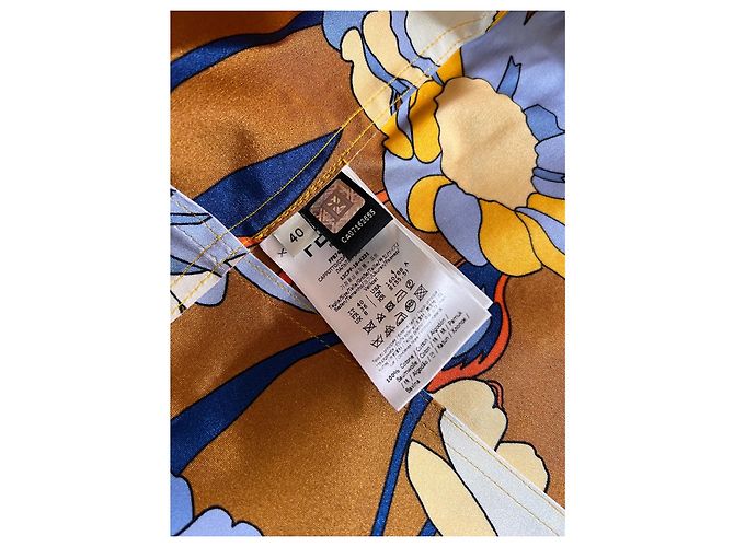Fendi Oversized Printed Cotton Coat Multicolor Floral Multiple colors - view 7