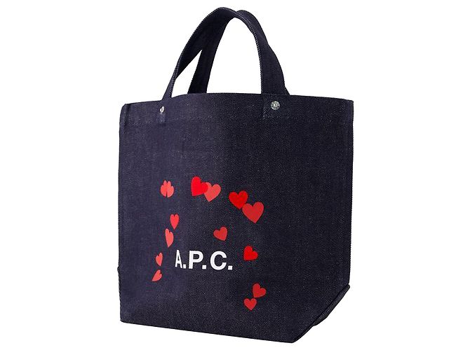 Apc Borsa shopper Thais Mini Blondie - A.P.C. - Cotone - Blu - vista 2