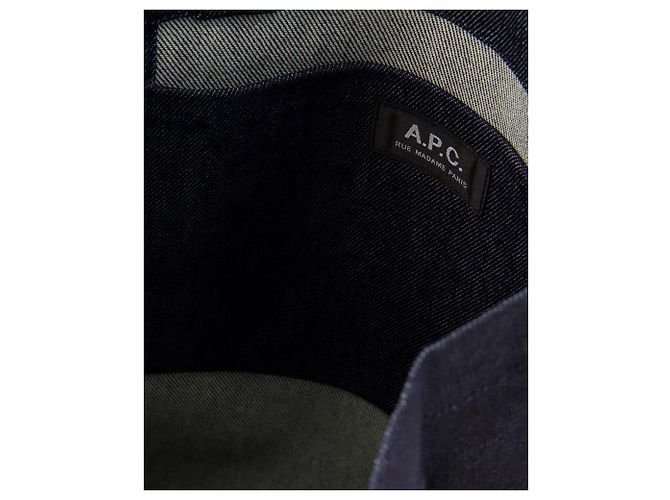 Apc Borsa shopper Lou Blondie - A.P.C. - Cotone - Blu - vista 4