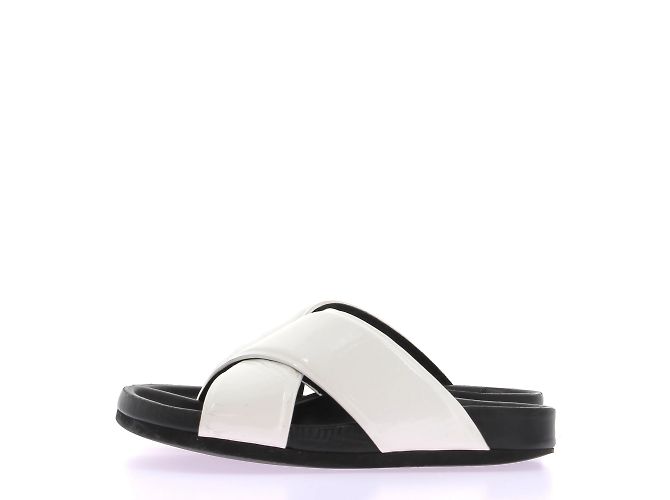 Céline Mule e zoccoli Celine T.EU 37 Pelle Bianco - vista 5