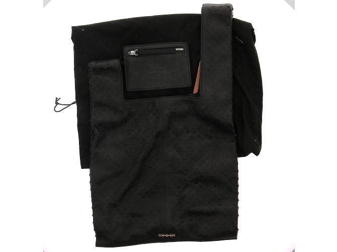 Mcq Bolsas T. Couro Preto - vista 3
