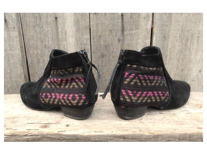 Comptoir Des Cotonniers botas Robert Clergerie 38 Negro - vista 6
