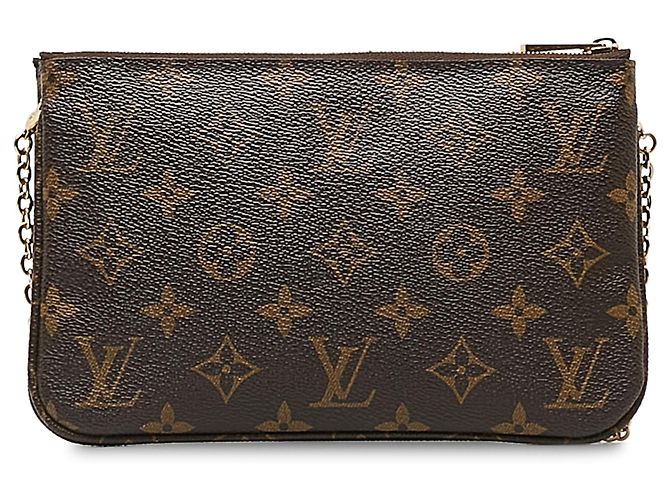 Pochette con zip foderata con monogramma marrone Louis Vuitton Illustre Vivienne Shanghai - vista 3