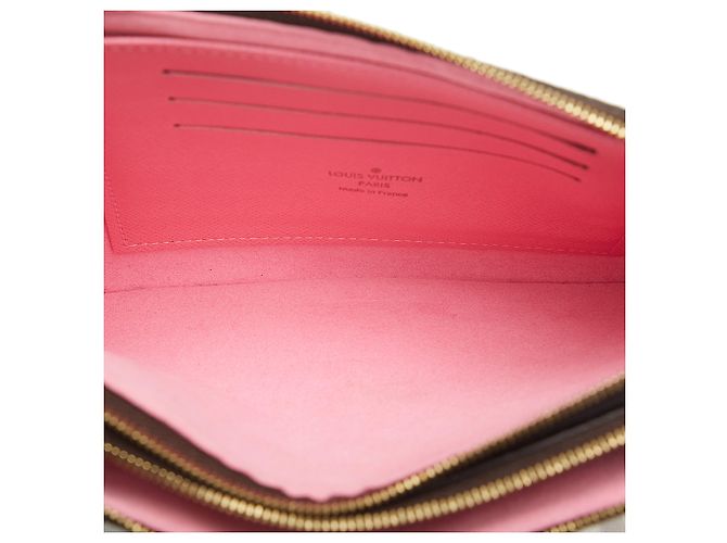 Pochette con zip foderata con monogramma marrone Louis Vuitton Illustre Vivienne Shanghai - vista 6