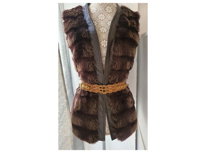 Chanel Gürtel Camel Leder und Goldfarbenes Metall Golden Kamel - Ansicht 13