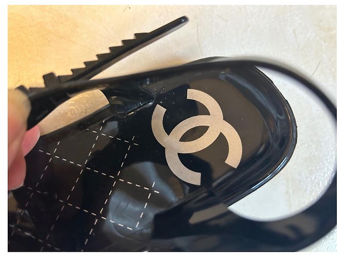 Chanel Infradito Nere Taglia 36 Nero - vista 4